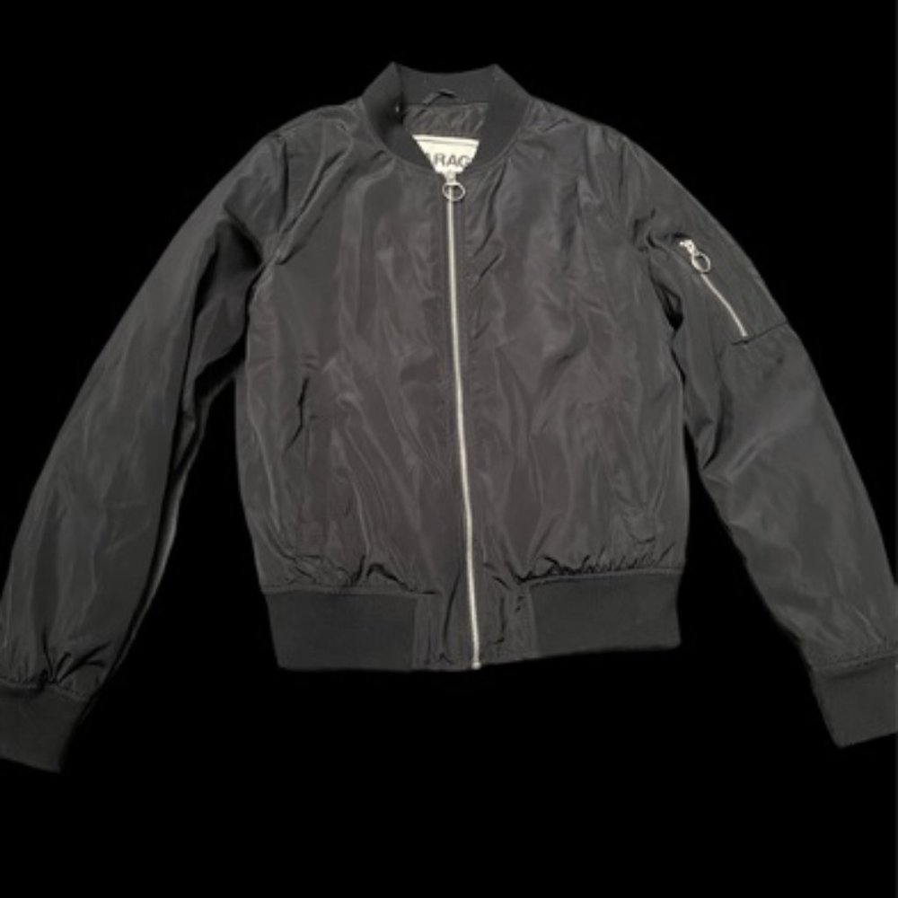 Garage Black Bomber Jacket